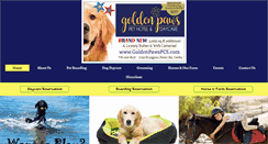 Desktop Screenshot of goldenpawspcs.com