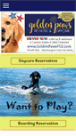 Mobile Screenshot of goldenpawspcs.com